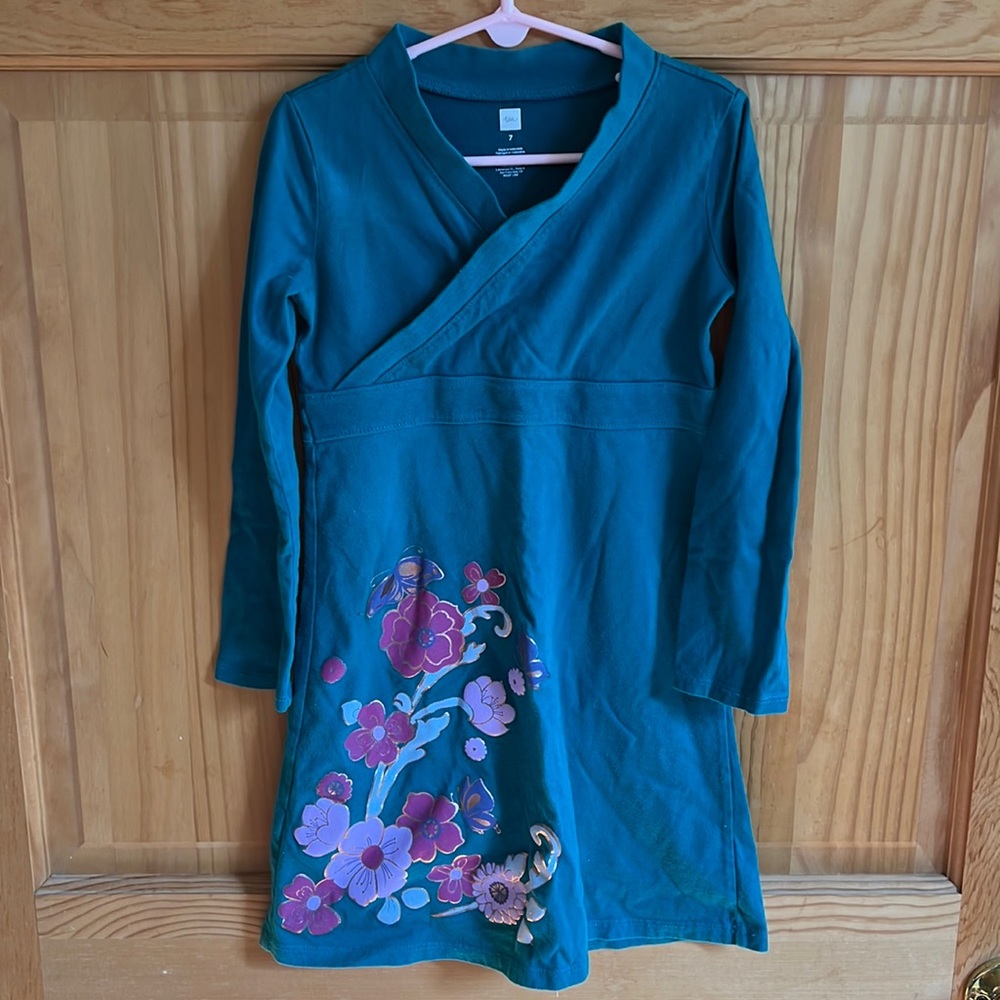 Floral pattern casual dress